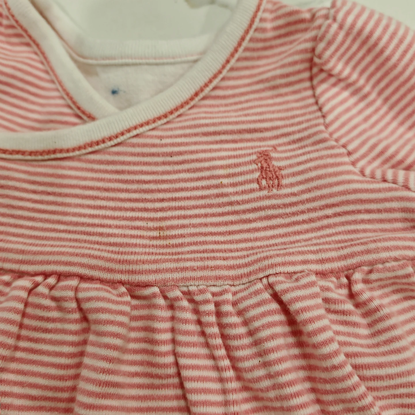 Ralph Lauren baby girl Striped Cotton Gown - photo 3
