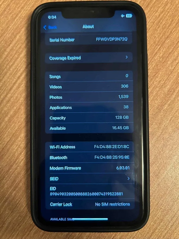 iPhone 11 Black 128GB image indicator(3)