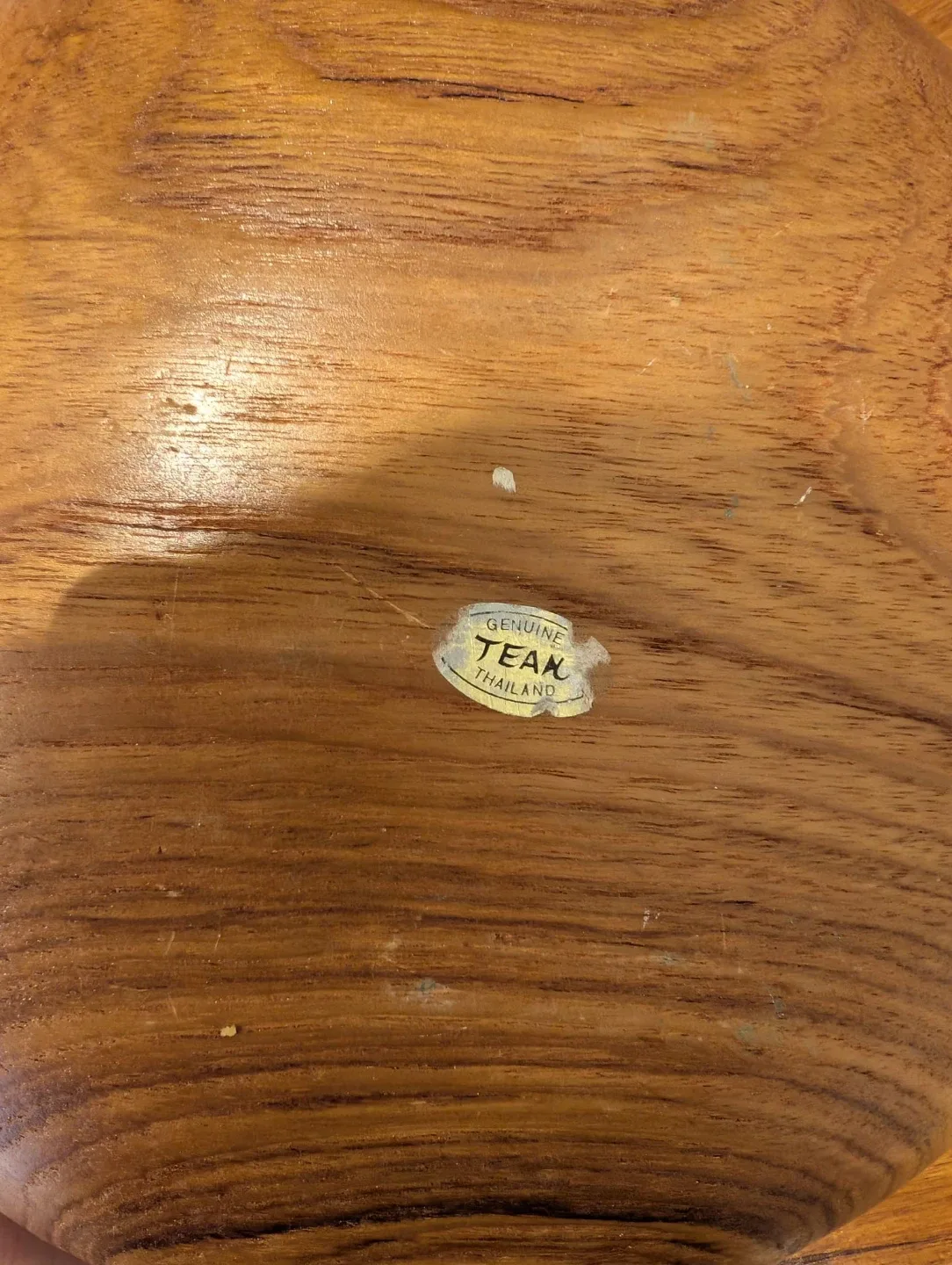 MCM Teak Salad Bowl with Serving Spoons image indicator(7)