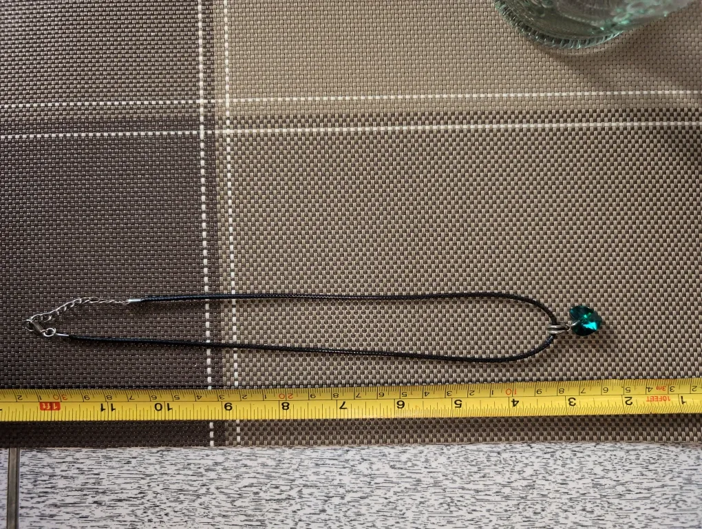 Heart Pendant Necklace - Green image indicator(2)