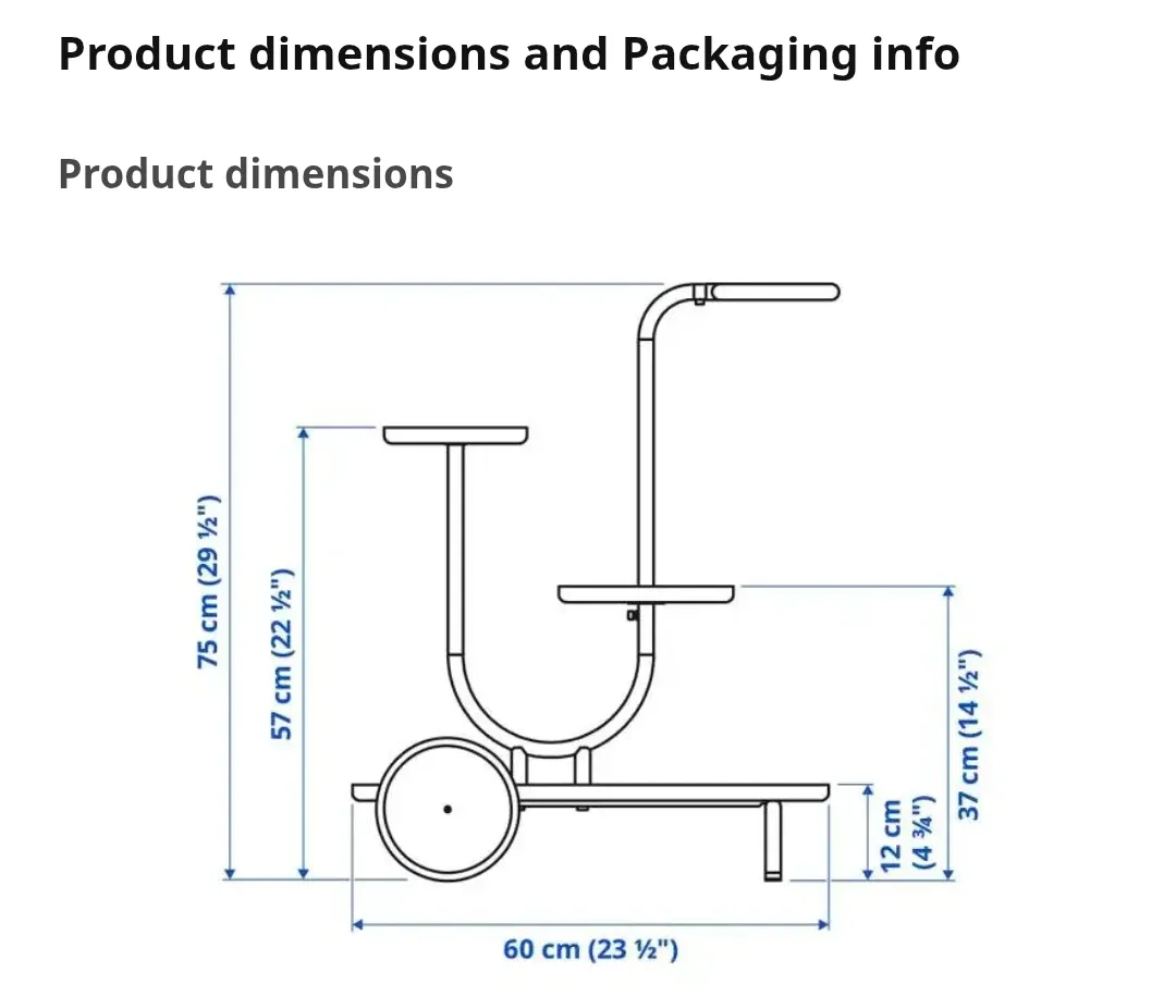 IKEA CHILISTRAN Plant Stand (Or Best Offer) image indicator(4)