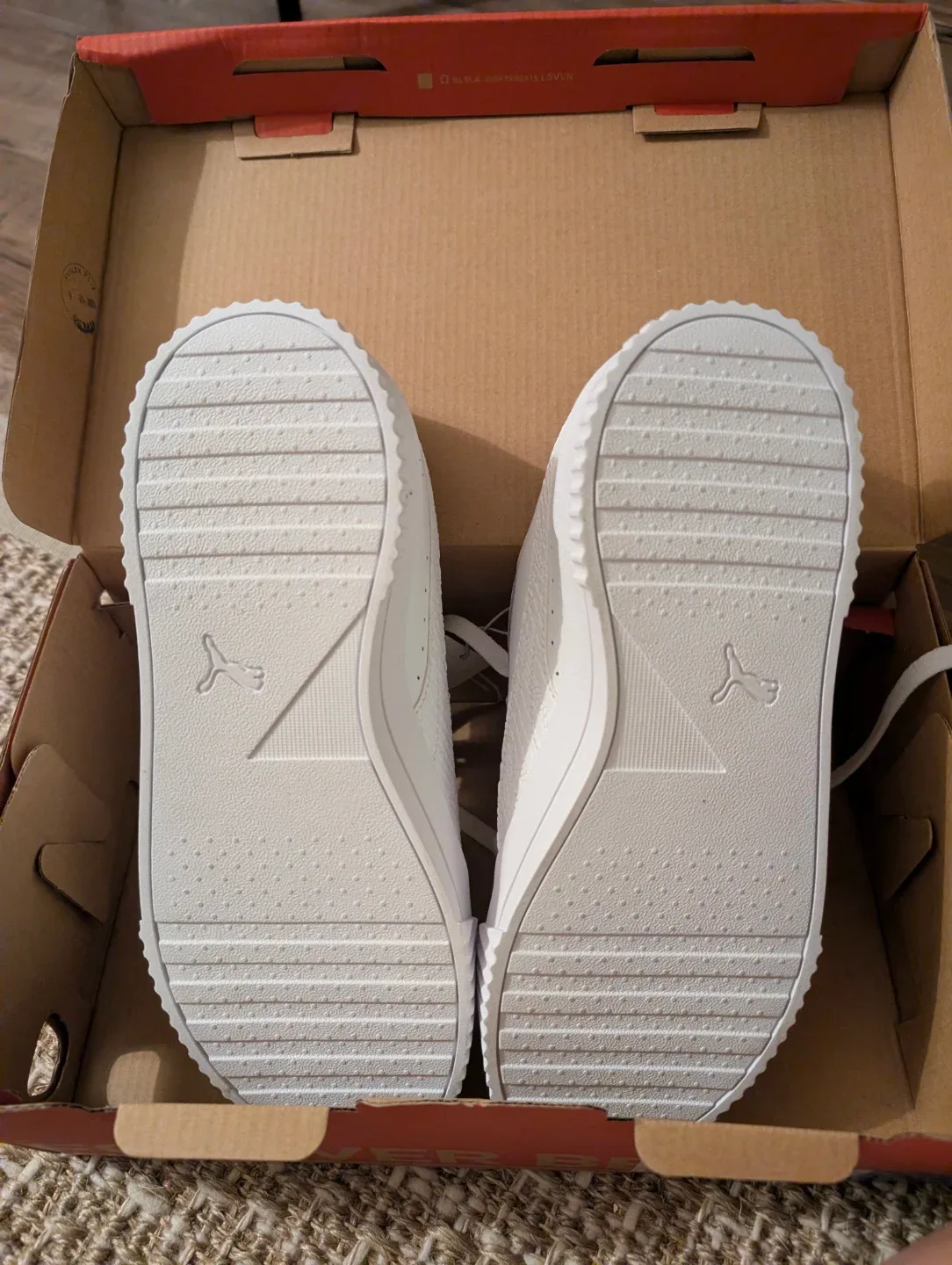 NEW Puma Court Women's White Sneakers, Size 10 image indicator(7)