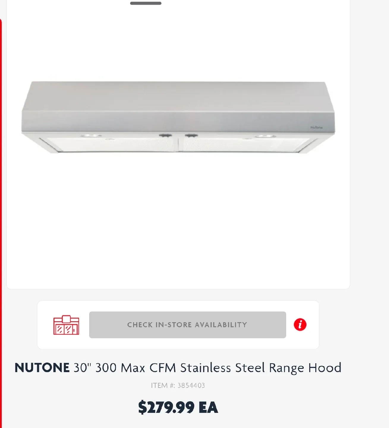 Range Hood image indicator(4)