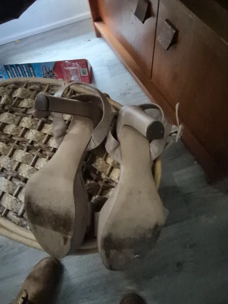 Madden Girl Beige Heels - Size 8