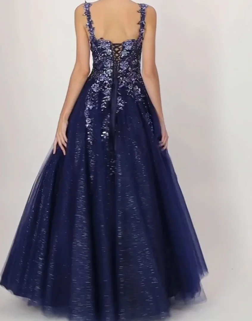 Navy Dress - Candy Prom & Evening image indicator(3)