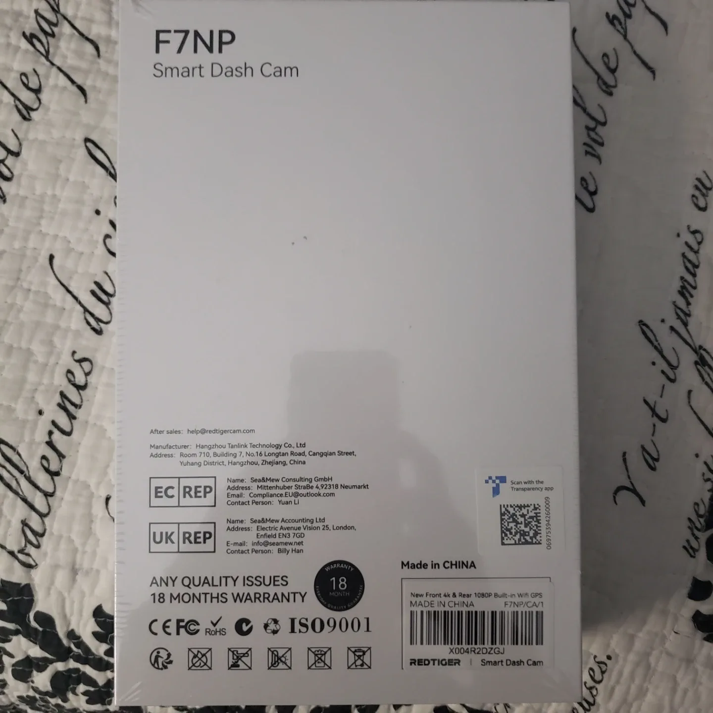 New Redtiger F7NP 4K Smart Dash Cam image indicator(2)