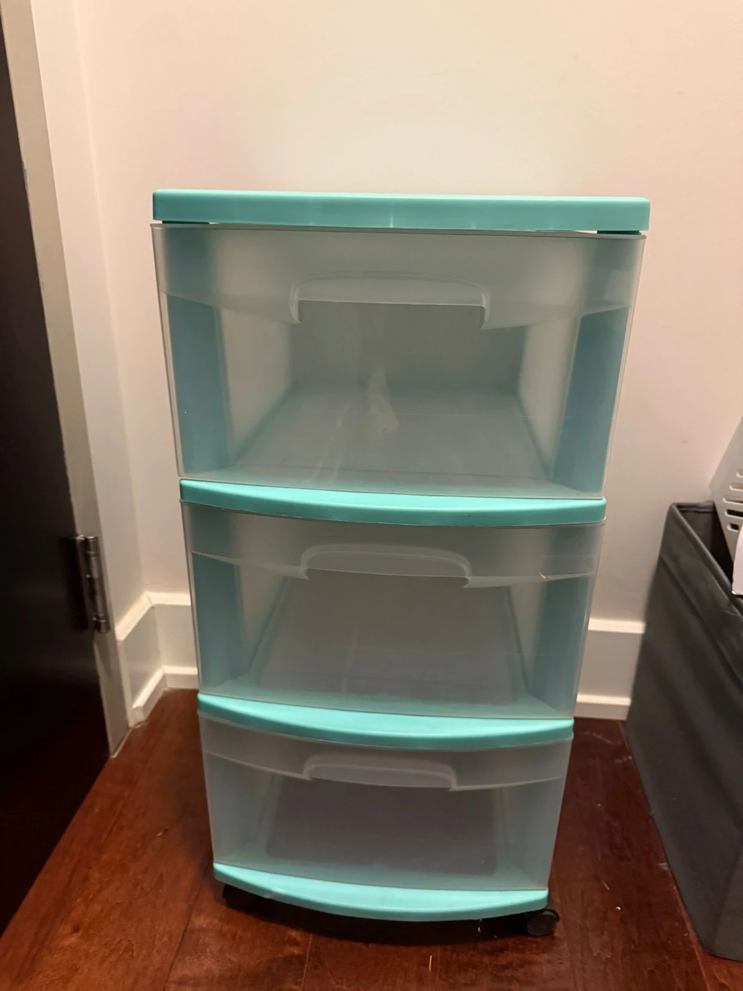 3-Drawer Plastic Storage Unit