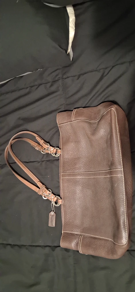 Coach Brown Leather Tote Bag