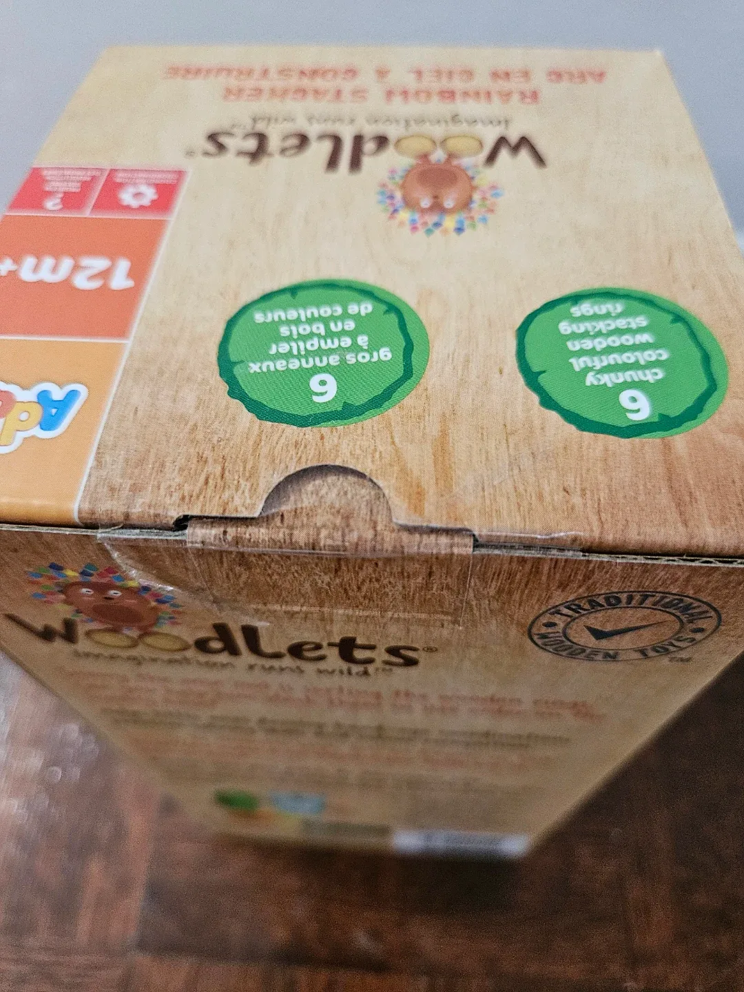 Woodlets Rainbow Stacker - New in Box! image indicator(2)