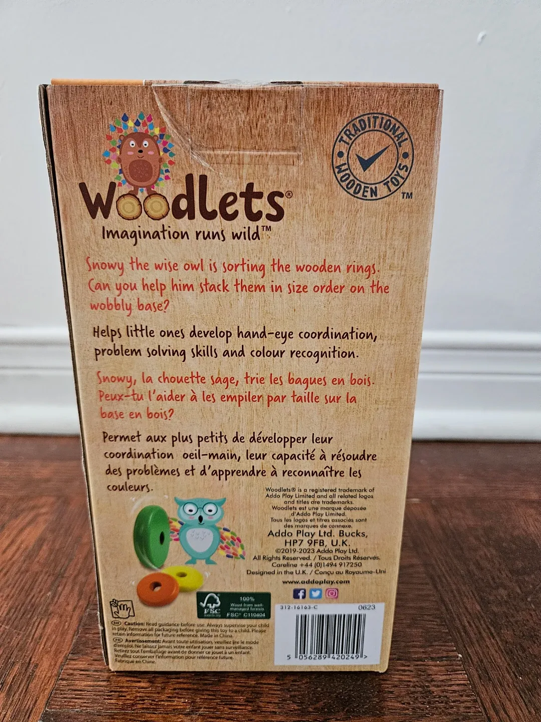 Woodlets Rainbow Stacker - New in Box! image indicator(3)