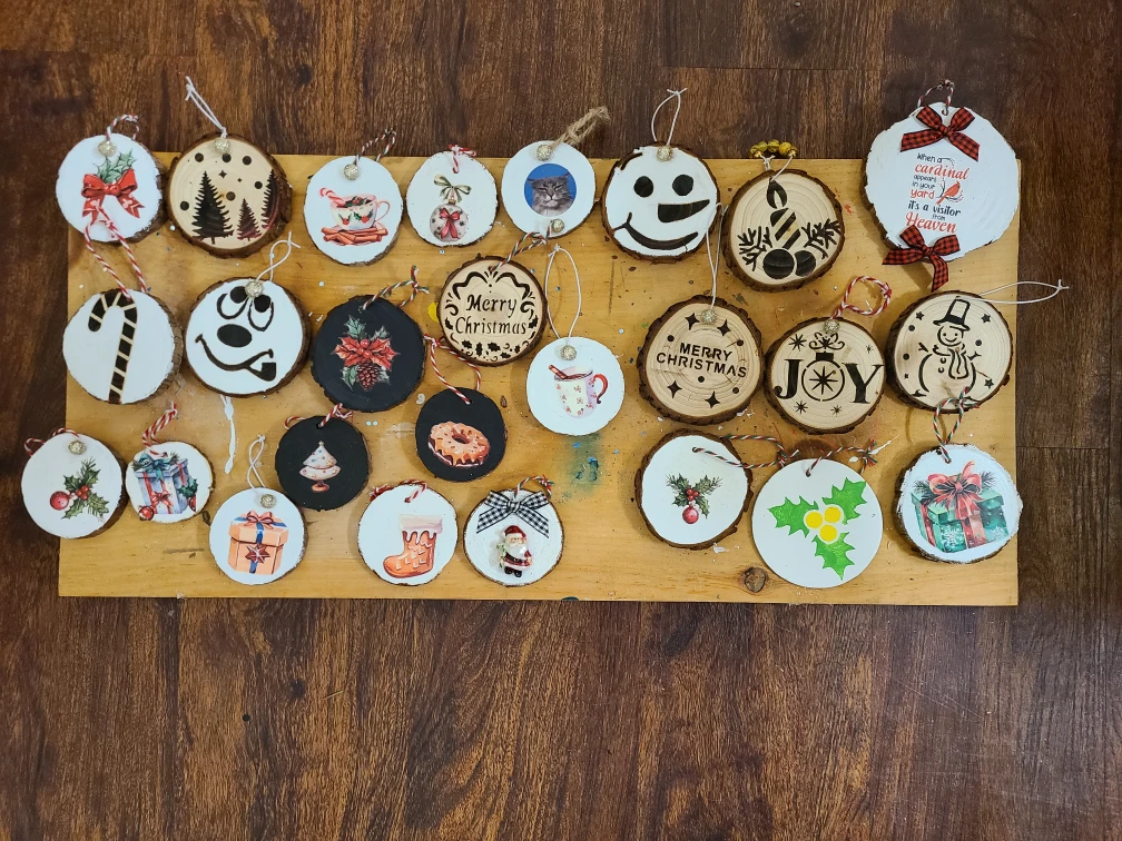 Handmade Christmas Ornaments - Holiday Decor