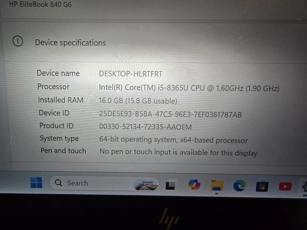 HP EliteBook 840 G6 Laptop - photo 5