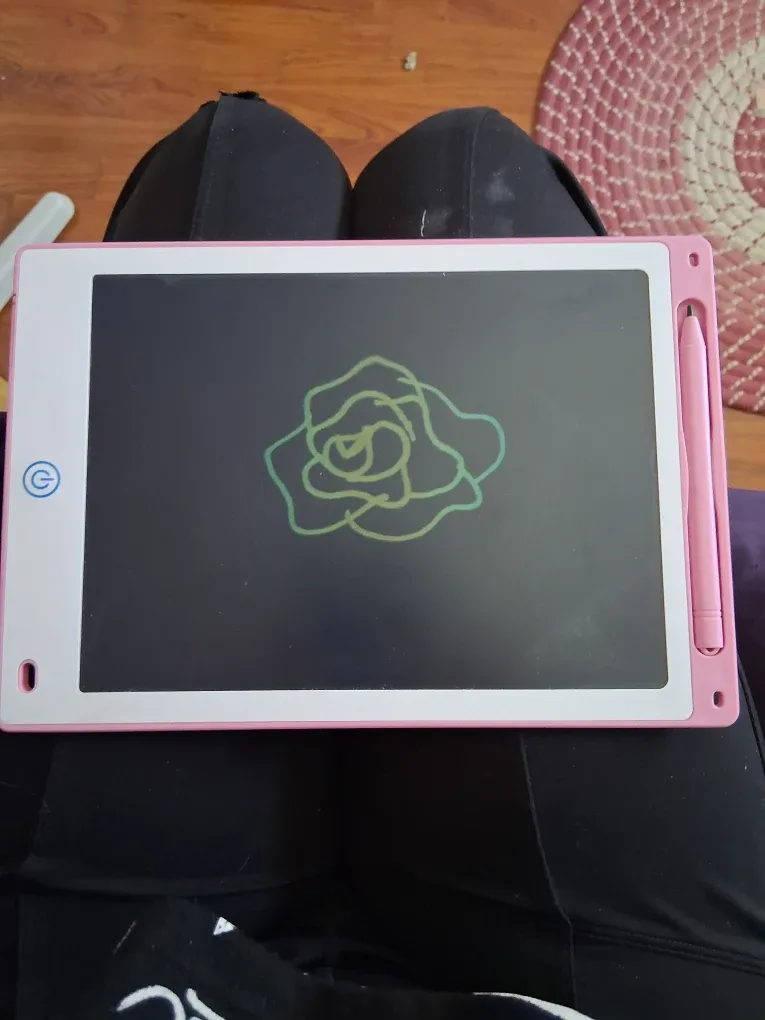 Pink LCD Writing Tablet with Stylus