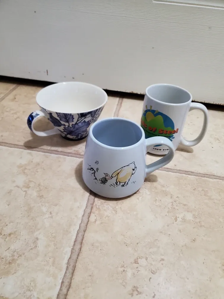 Three Assorted Mugs