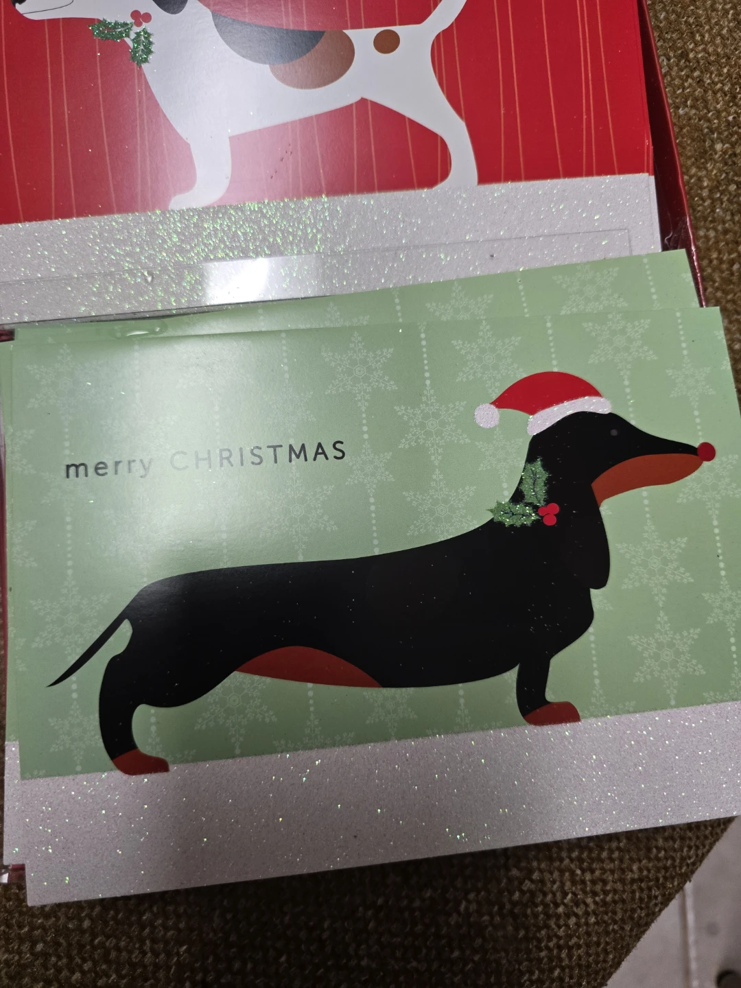 Christmas Cards with Dog Designs - New -17 pcs - photo 2