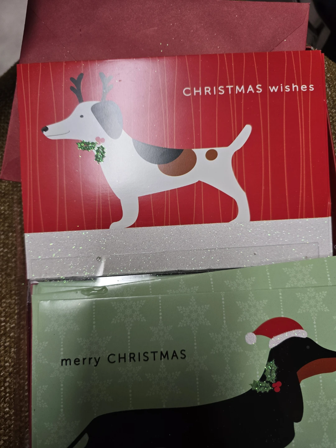 Christmas Cards with Dog Designs - New -17 pcs - photo 3