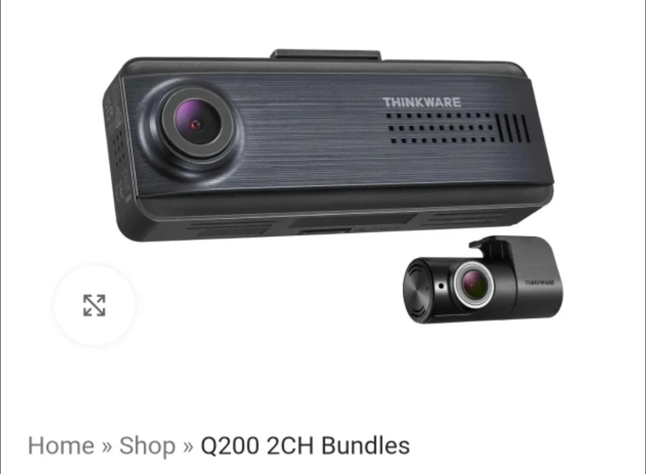 DashCam Thinkware Q200 2CH Dash Cam - Like New! - photo 2
