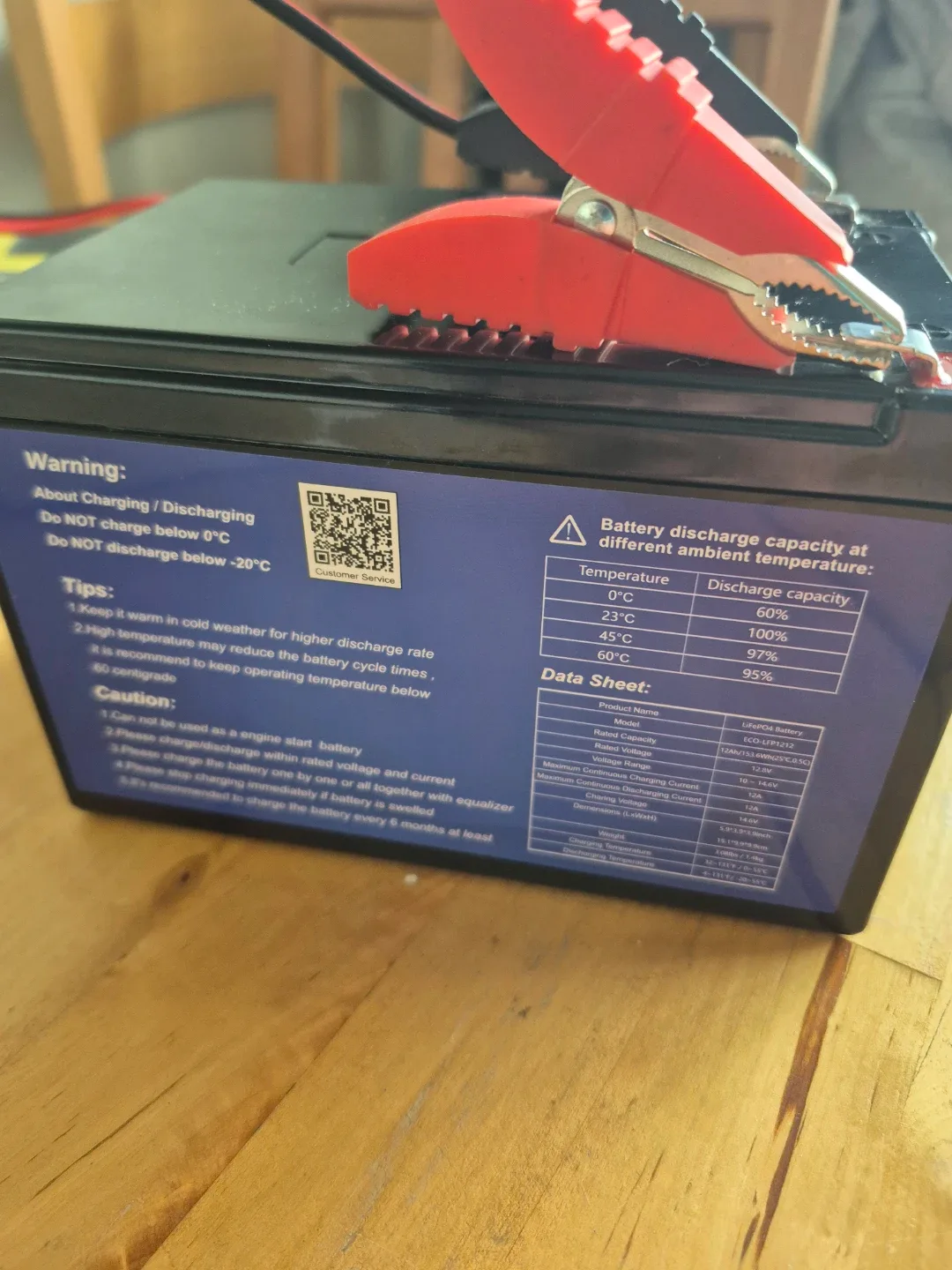 Deepcyle 12.8V 12Ah Battery image indicator(7)