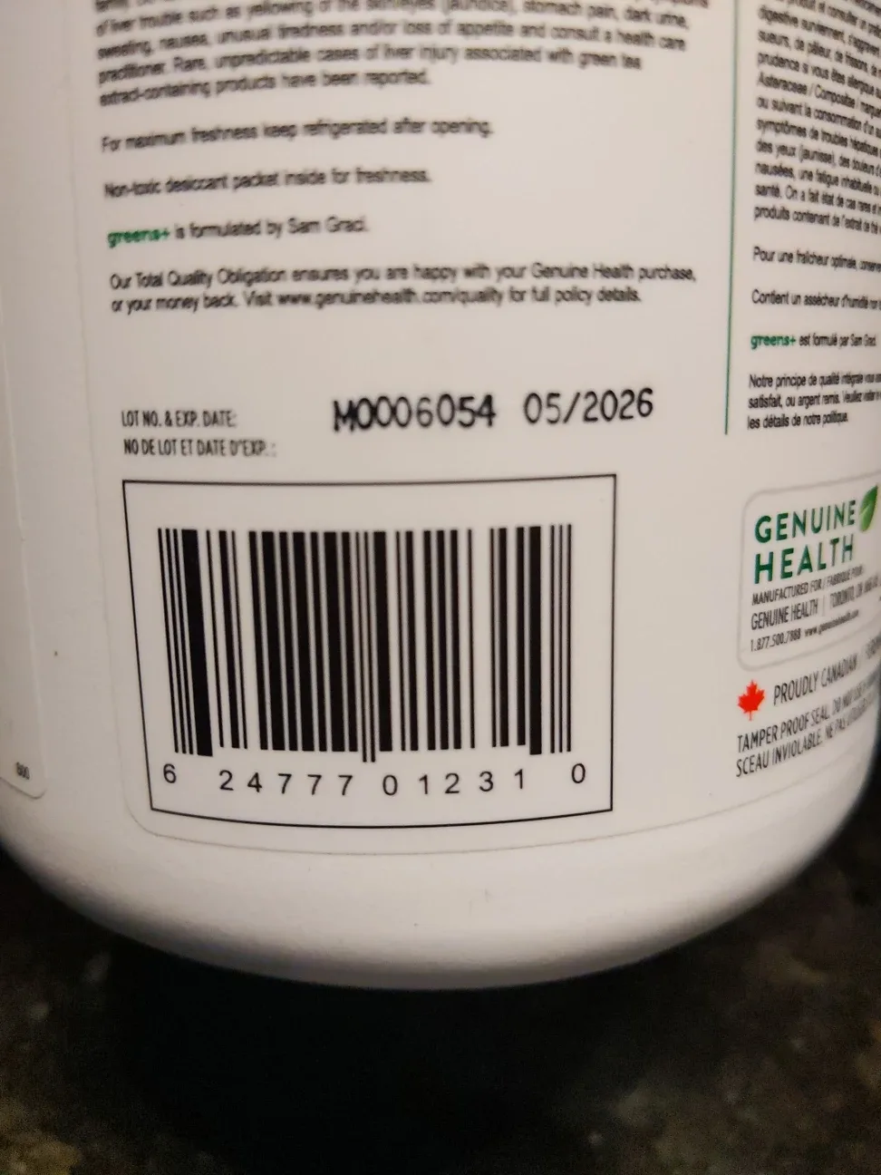 Genuine Health Daily Detox Greens+ - Lemon image indicator(3)