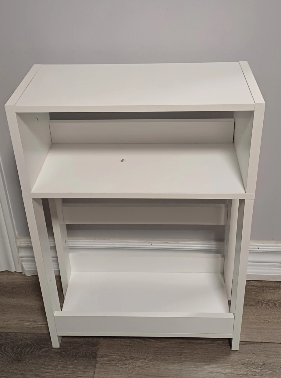 Narrow Side Table For Small Spaces - White - photo 4