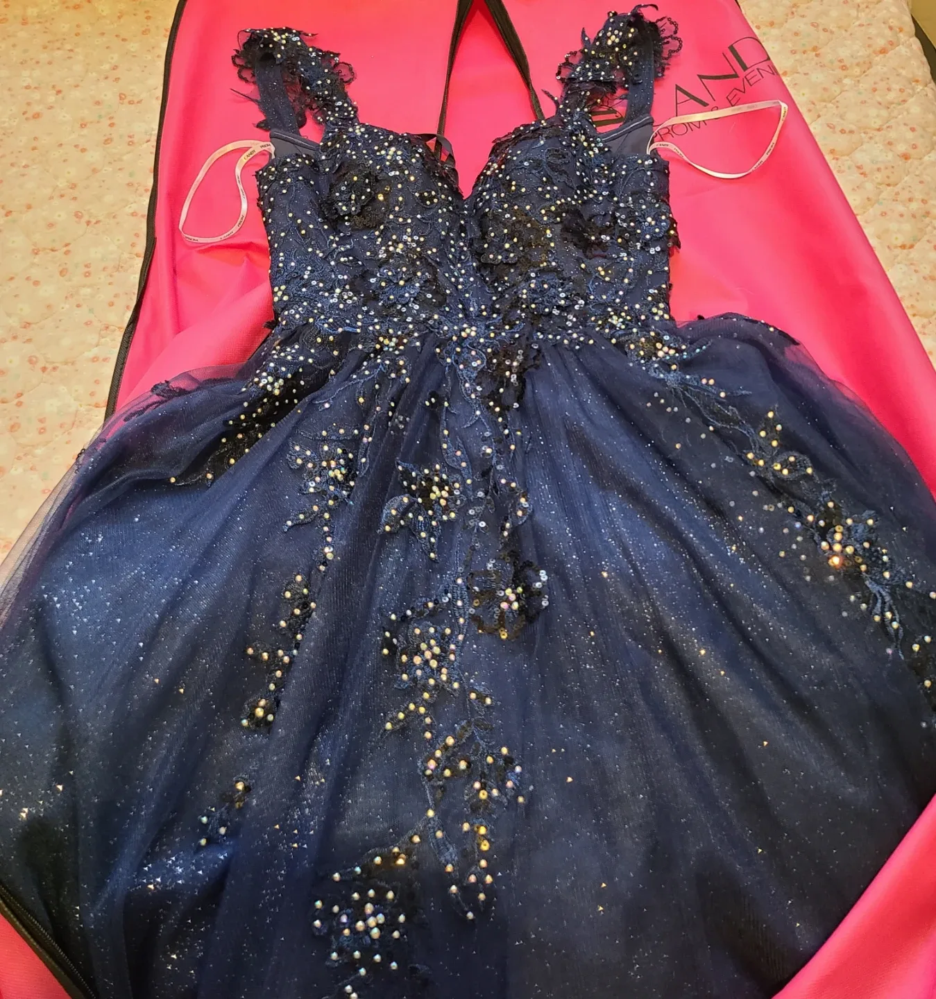 Navy Dress - Candy Prom & Evening image indicator(6)