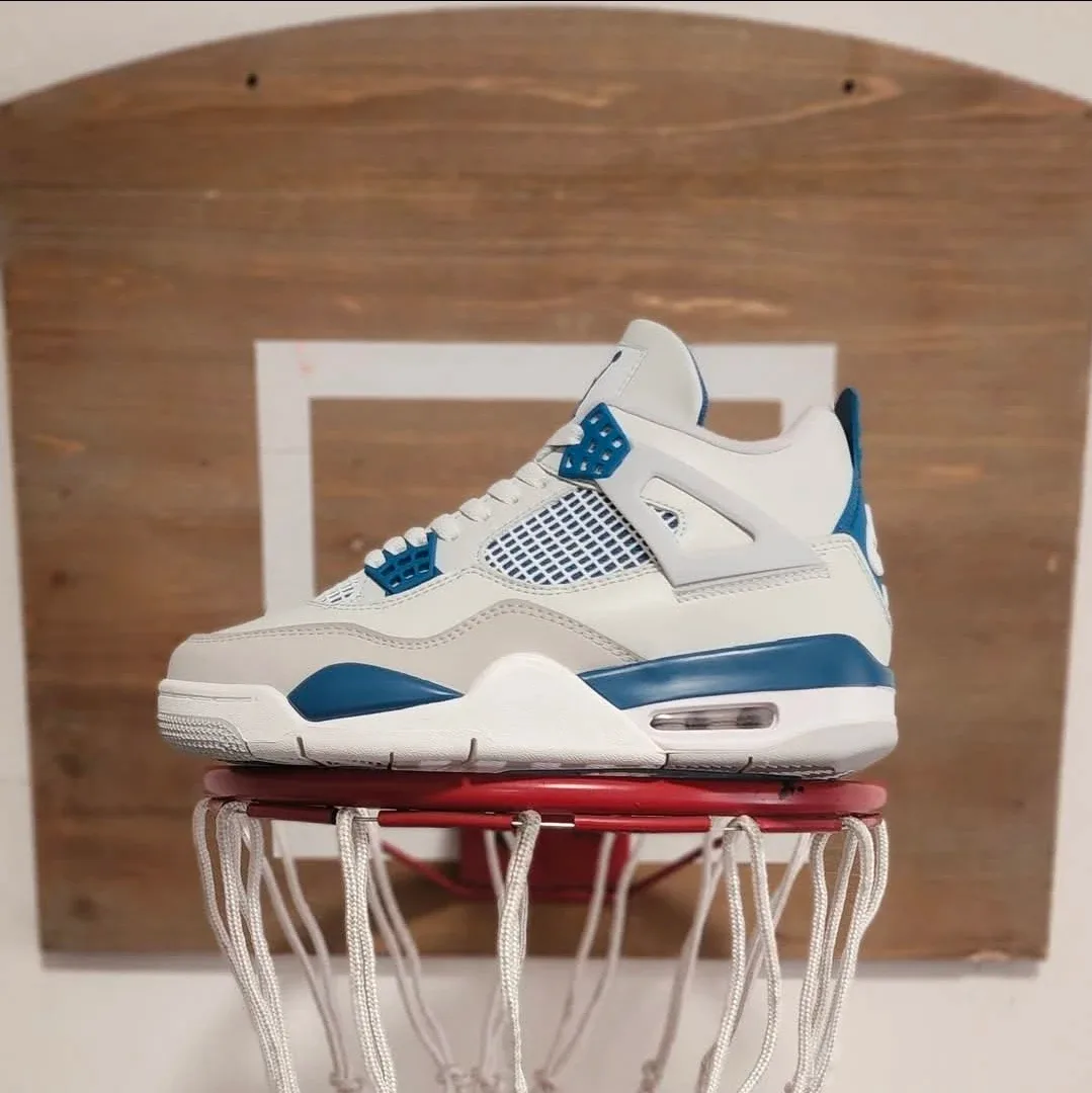 Nike Air Jordan 4 Retro Millitary blue image indicator(3)