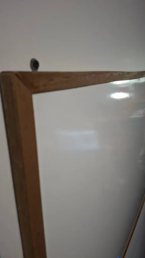 Non magnetic Whiteboard with Wood Frame (24"x36") image indicator(2)