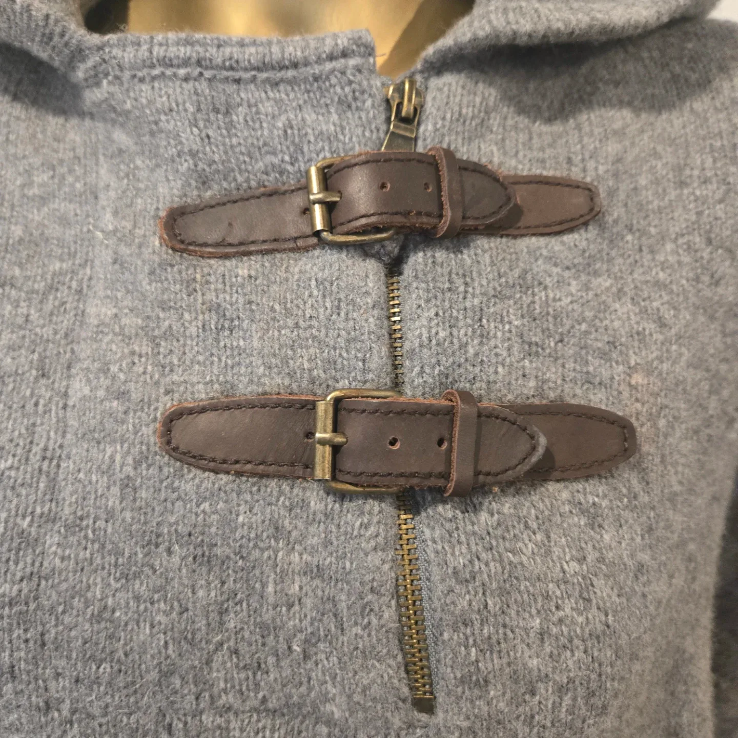 Massimo Dutti Wool Blend Hooded Poncho image indicator(3)