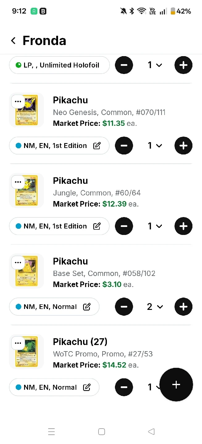 Pikachu Pokemon Cards - photo 2