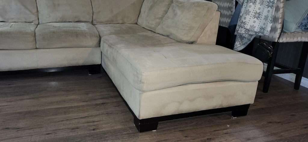 2 Piece Biege Sectional Sofa - photo 3