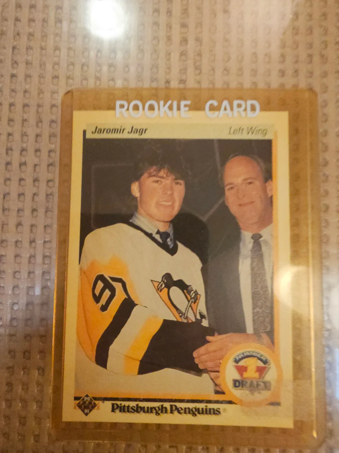 Jaromir Jagr Rookie Card - Pittsburgh Penguins