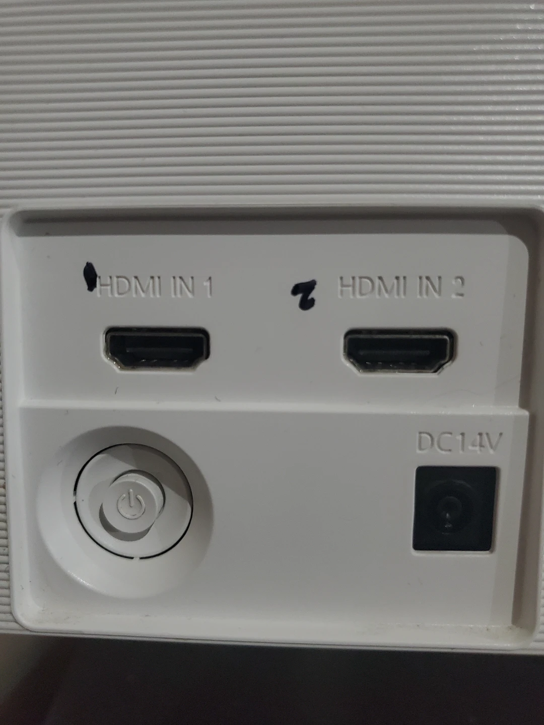Samsung LS32F351FUNXZA 32" White Monitor