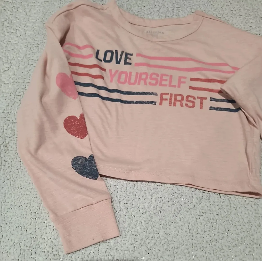 Kidtopia Girls' Long Sleeve Top - Size S (7/8) image indicator(2)