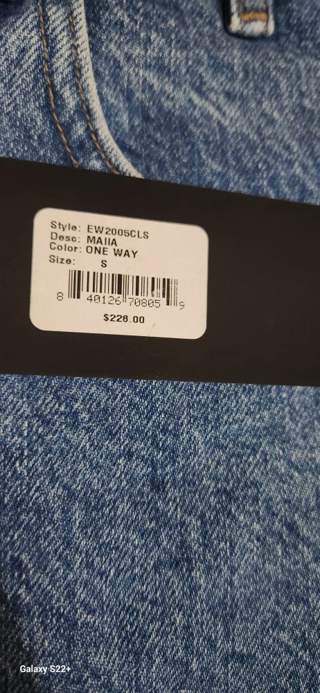 Edwin Brand MAIIA Blue Jeans - Size S - New with Tags! - photo 5