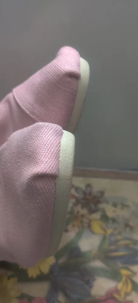 TOMS Pink Canvas Shoes - Women's Size 7 image indicator(5)