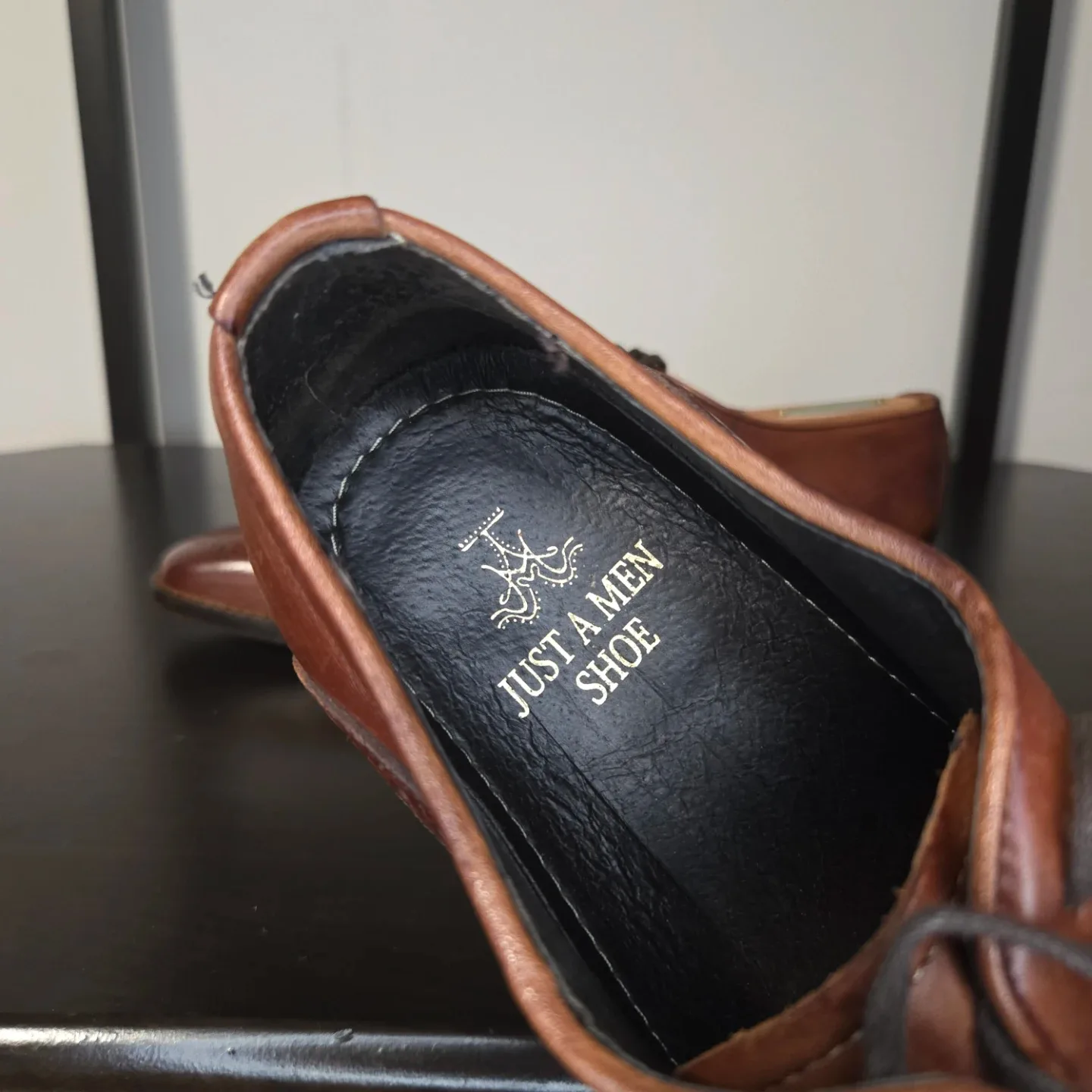 Just-A-Men-Shoe Oxford Dress Shoes – Chili Brown – Goodyear Welt image indicator(10)