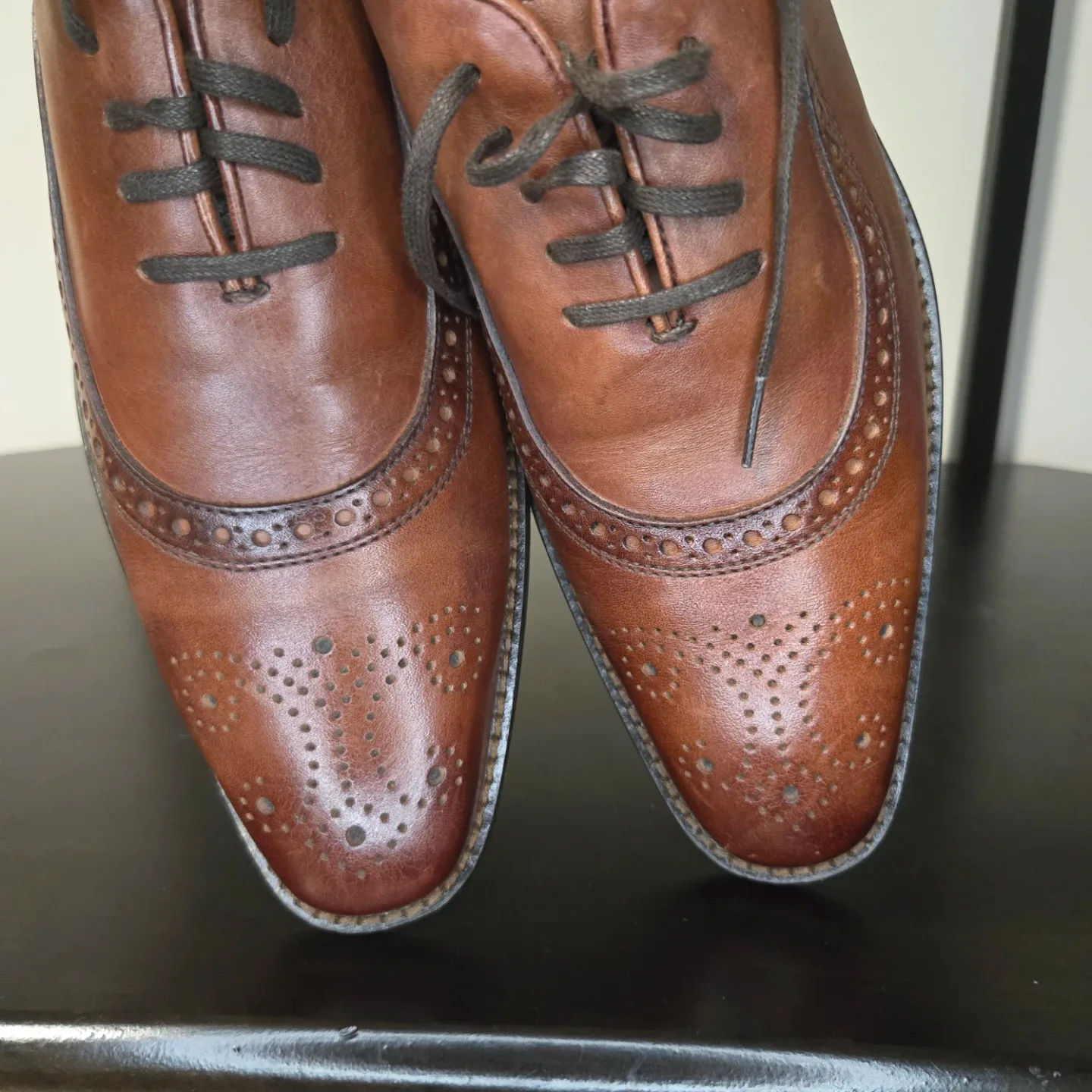 Just-A-Men-Shoe Oxford Dress Shoes – Chili Brown – Goodyear Welt image indicator(7)