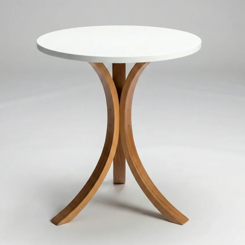 Round White Accent Table ✨️