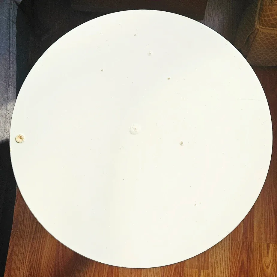 Round White Accent Table ✨️ image indicator(4)