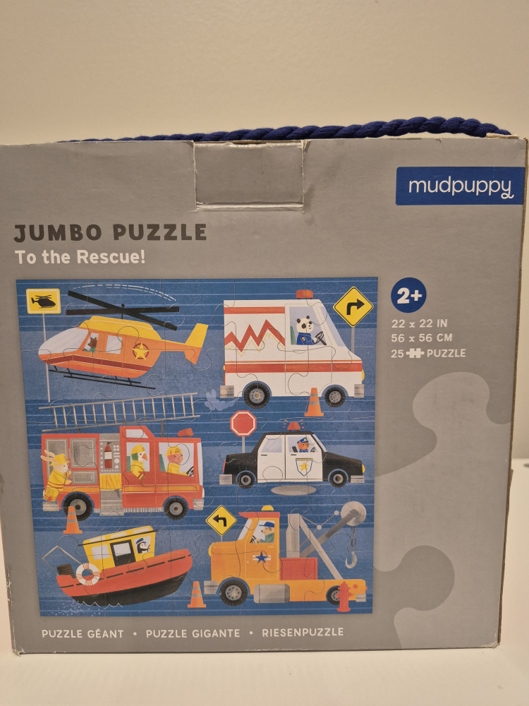 Mudpuppy Jumbo Puzzle To the Rescue! (25 Piece) - photo 2