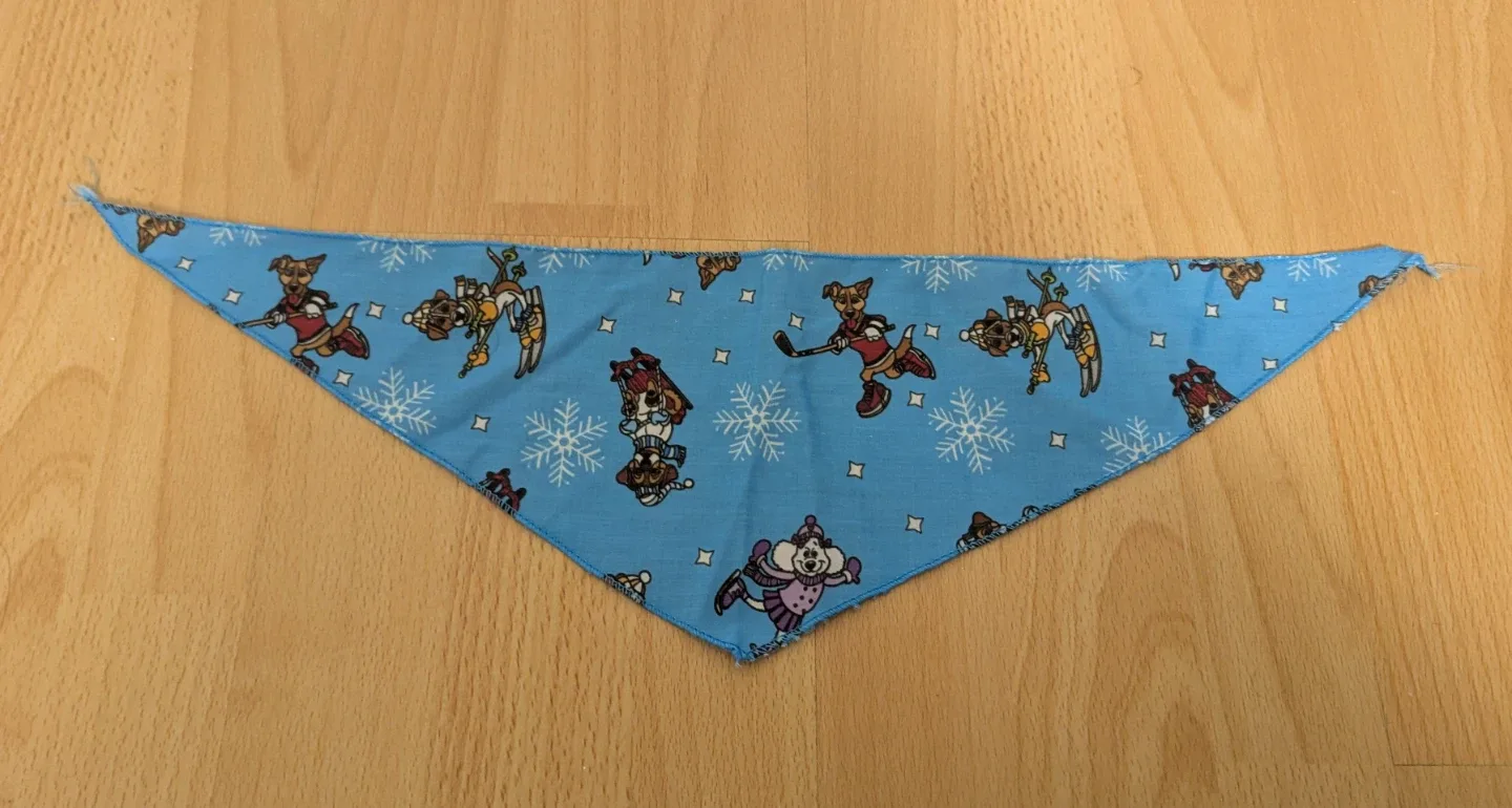 Brand New Dog Bandana - Winter Sports Pattern thumbnail