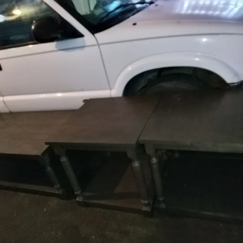 Coffee table and 2 end tables