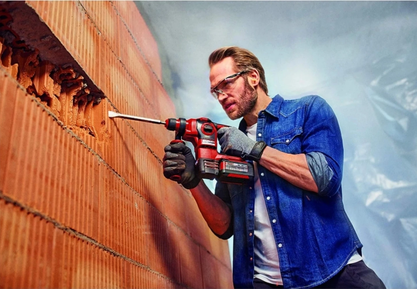 Einhell 18V 3/4-in. SDS-Plus Cordless Rotary Hammer - New! - photo 3