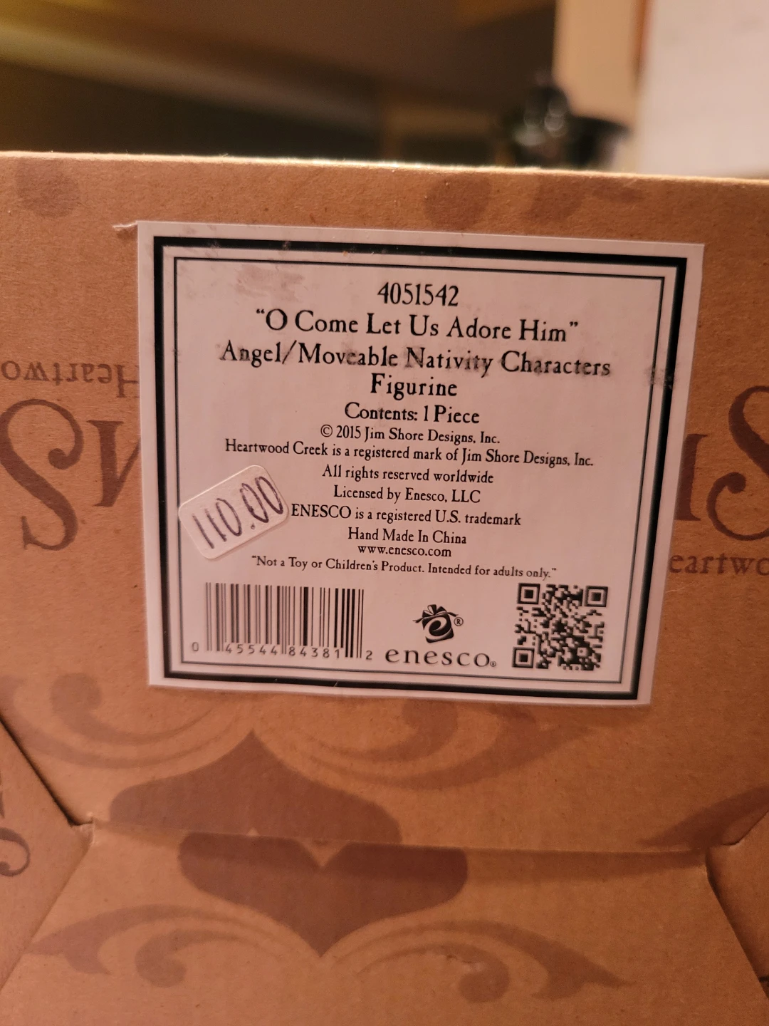 Jim Shore Nativity Figurine "O Come Let Us Adore Him" - photo 5