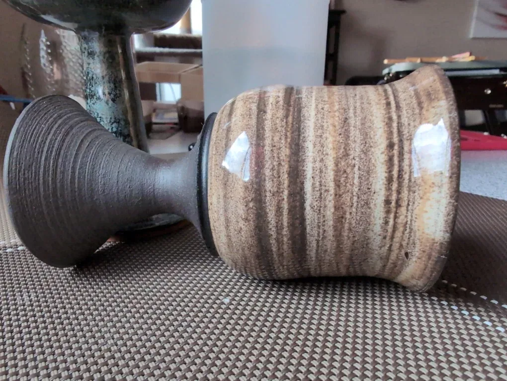 Handmade Pottery Goblet Set image indicator(2)