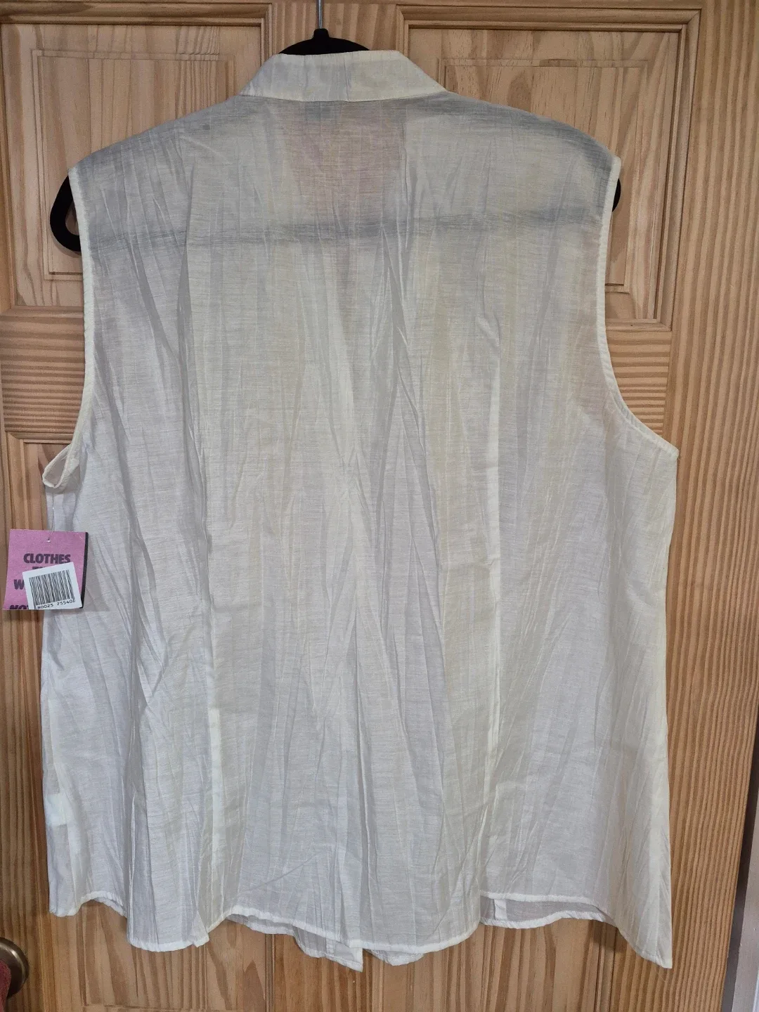 Marina Rinaldi Women's Woven Button Down Blouse in size 20W image indicator(2)