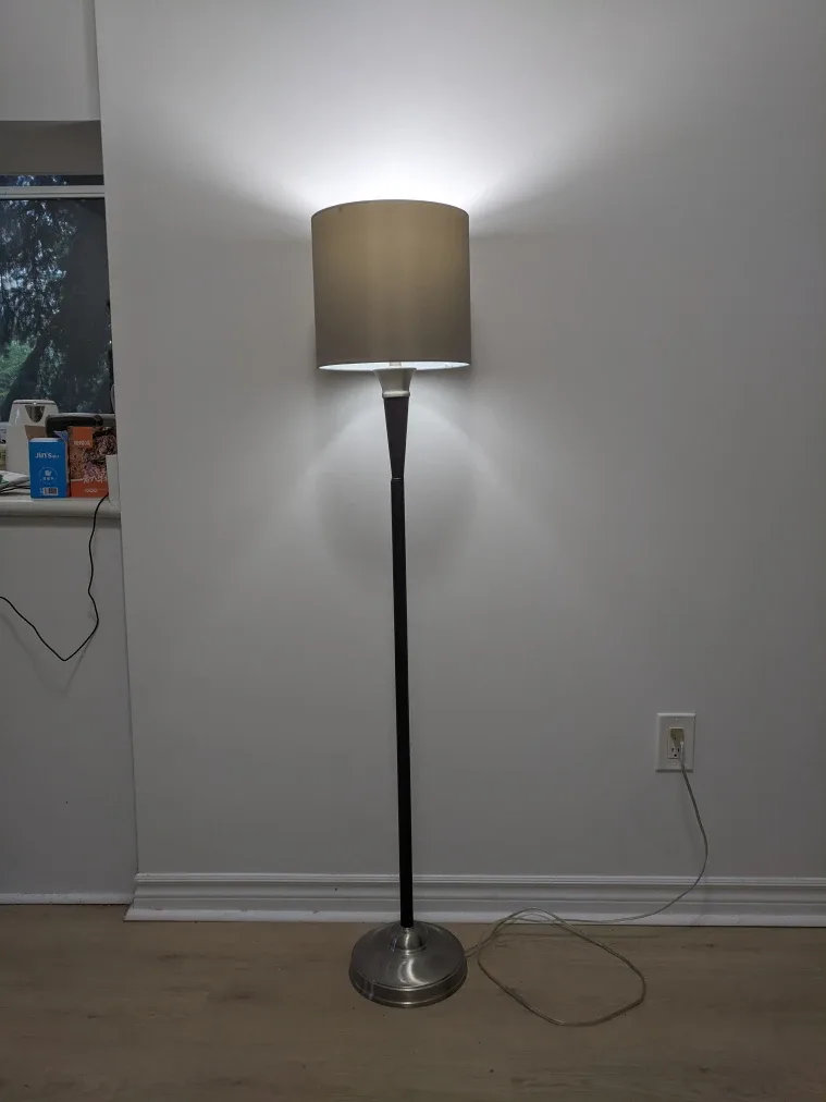 Floor Lamp - Grey Shade thumbnail