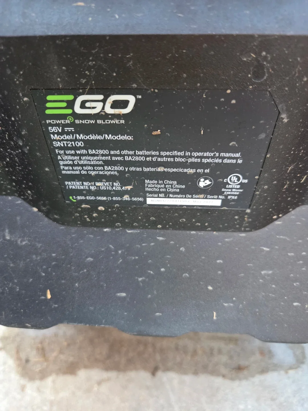 EGO 56V Snow Blower SNT2100 & 530 CFM Leaf Blower image indicator(2)