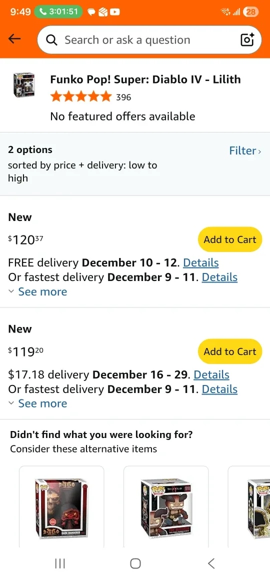 Funko Pop! Super: Diablo IV - Lilith #942 image indicator(4)