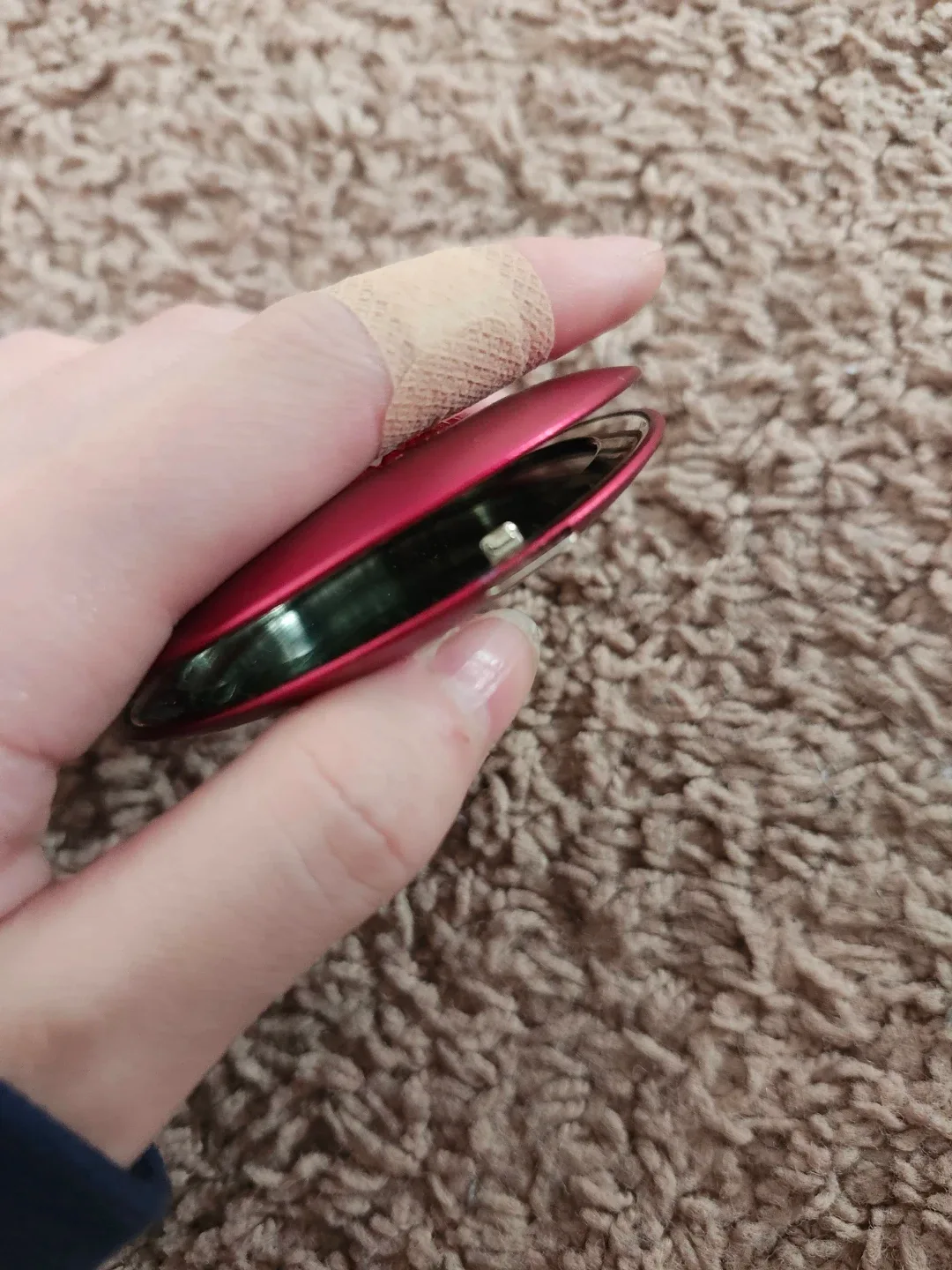 Red Heart Compact Mirror image indicator(2)